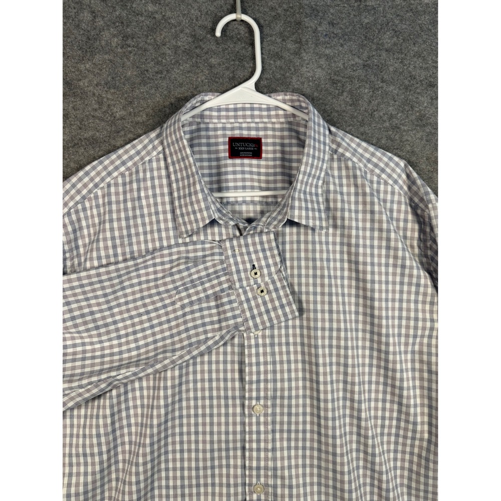 UNTUCKit XXX-Large Plaid Button Down Shirt Menswear Relaxed Fit‎